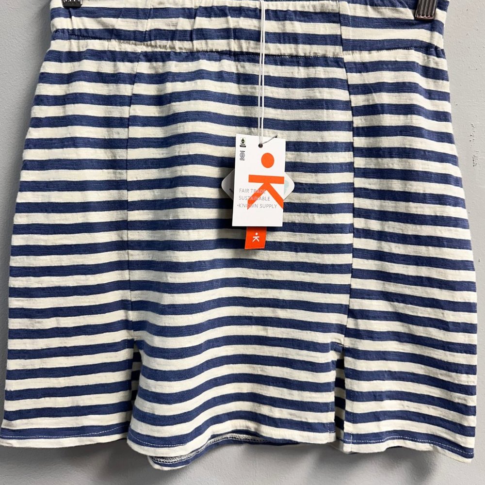 Jordan Steel Blue Stripes Skirt